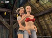 3D Lesbian  foto 7 